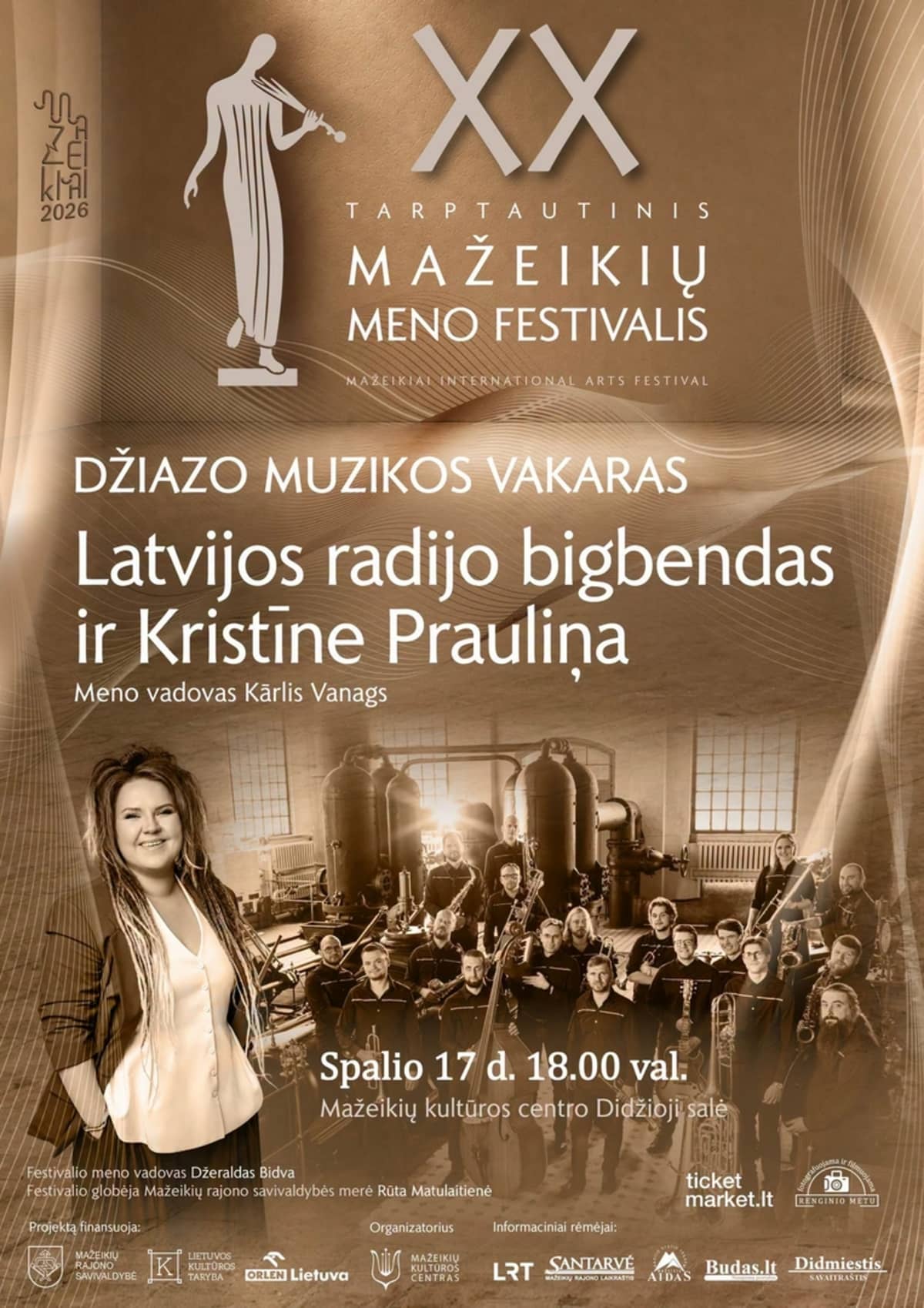 Latvijos radijo bigbendas ir Kristine Praulina