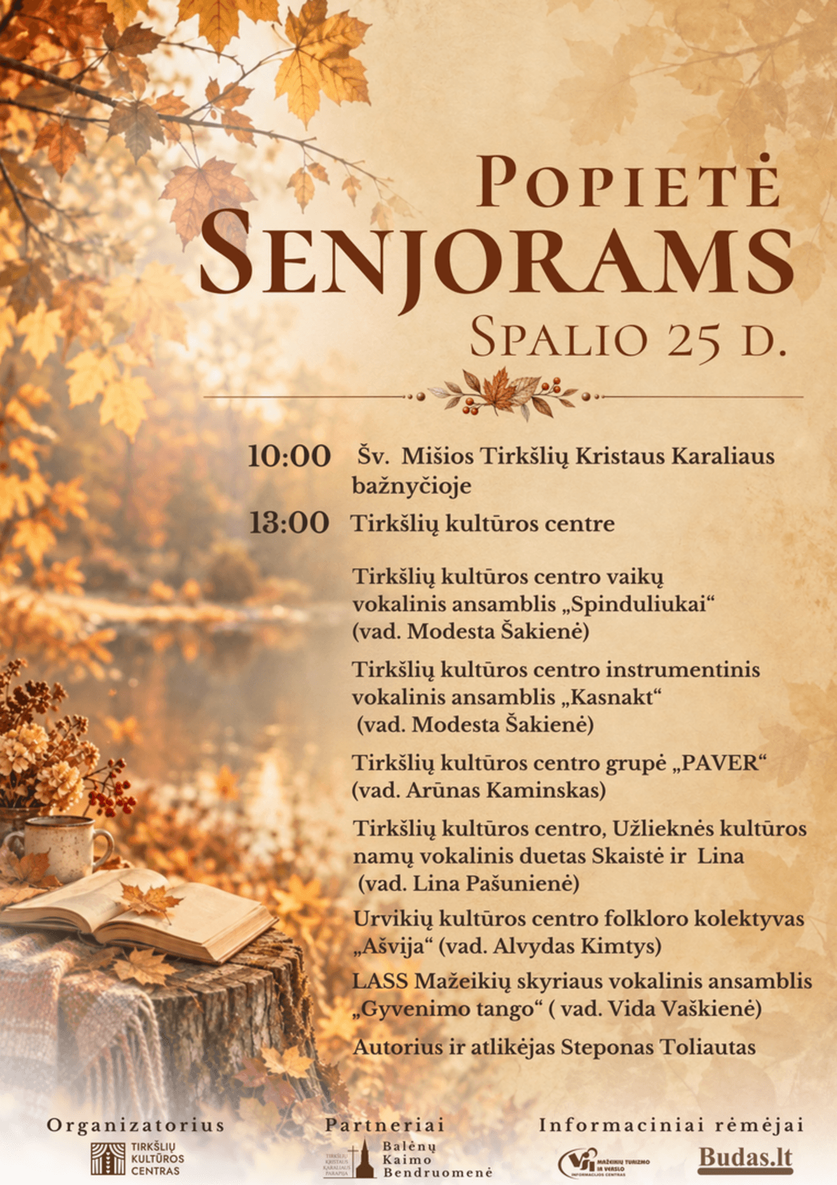 Popietė senjorams Tirkšliuose