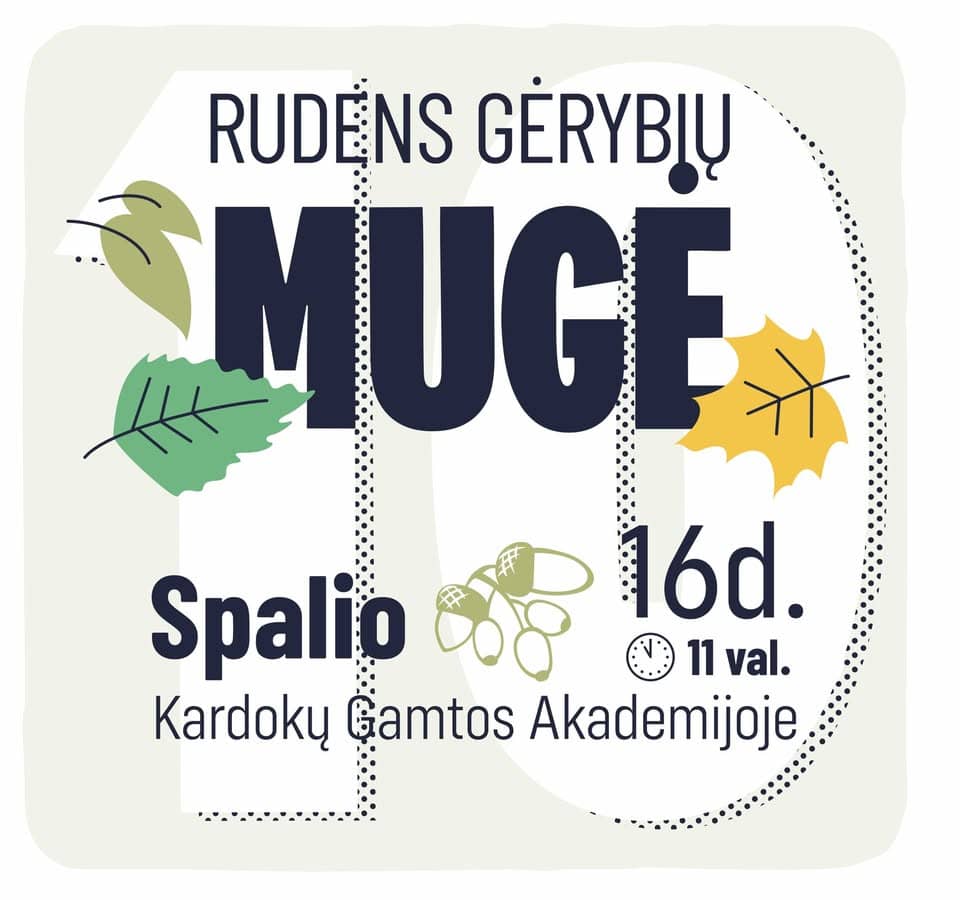 Rudens gėrybių MUGĖ