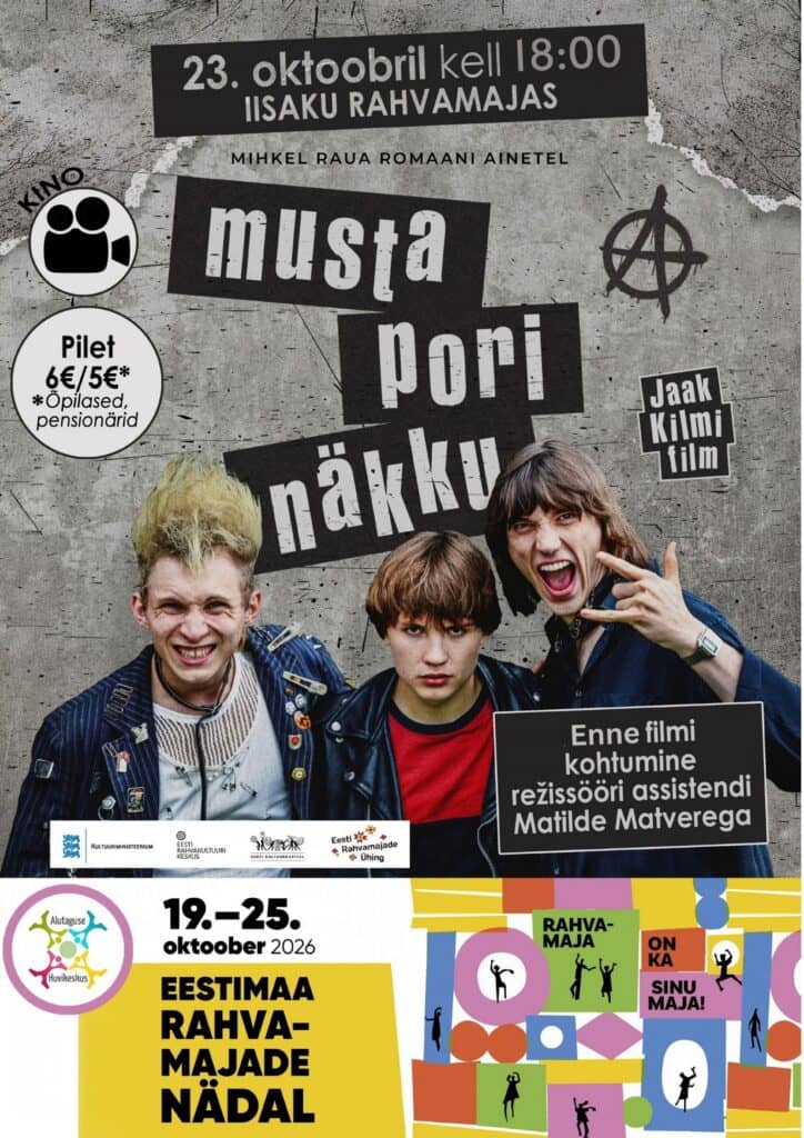 Vaidybinis filmas „Musta pori näkku“ ir susitikimo vakaras su Matilde Matvere