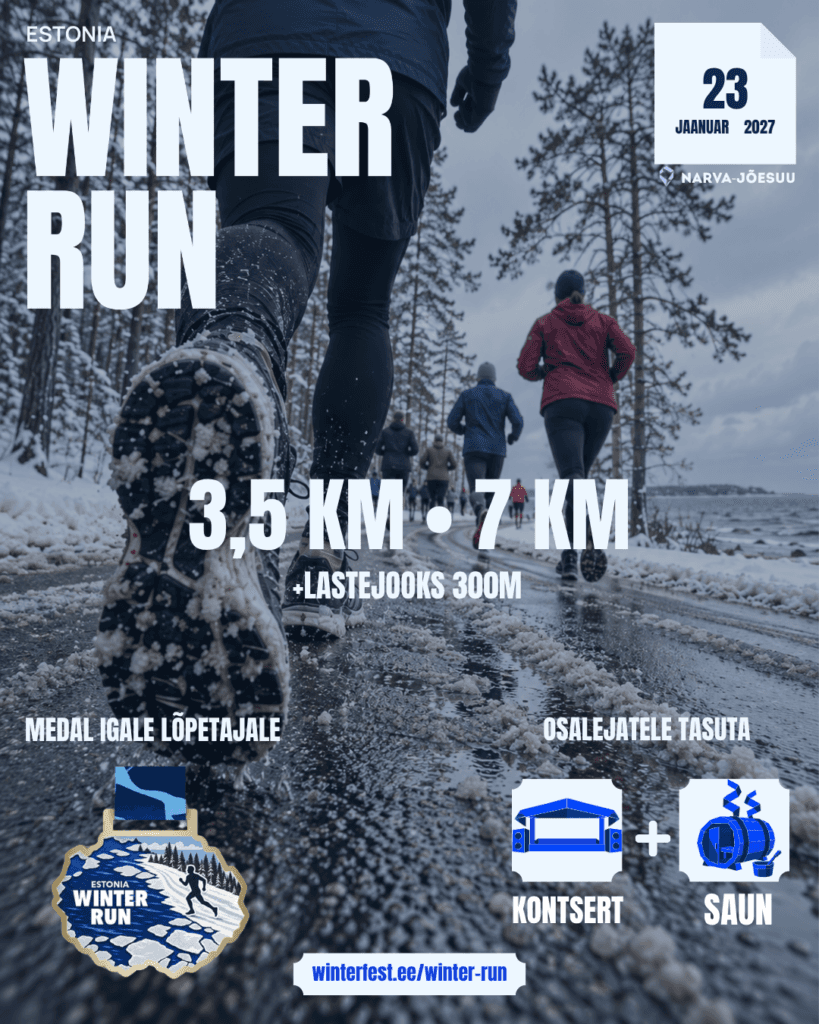 WINTER RUN – žiemos bėgimas Narva-Jõesuu