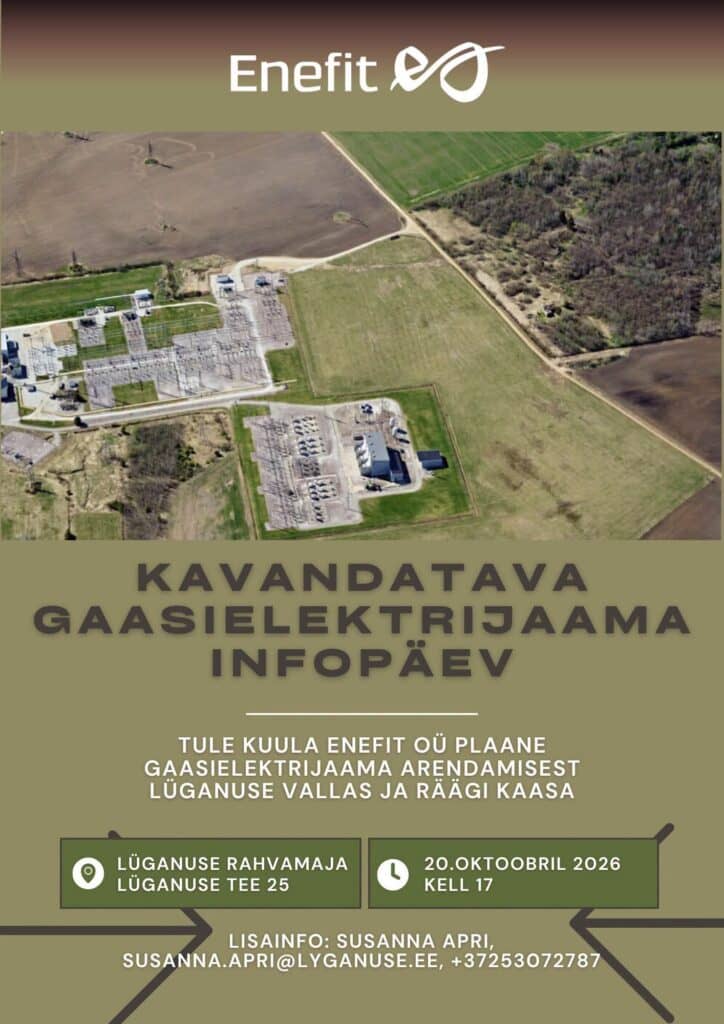 Planuojamos dujų elektrinės informacijos diena
