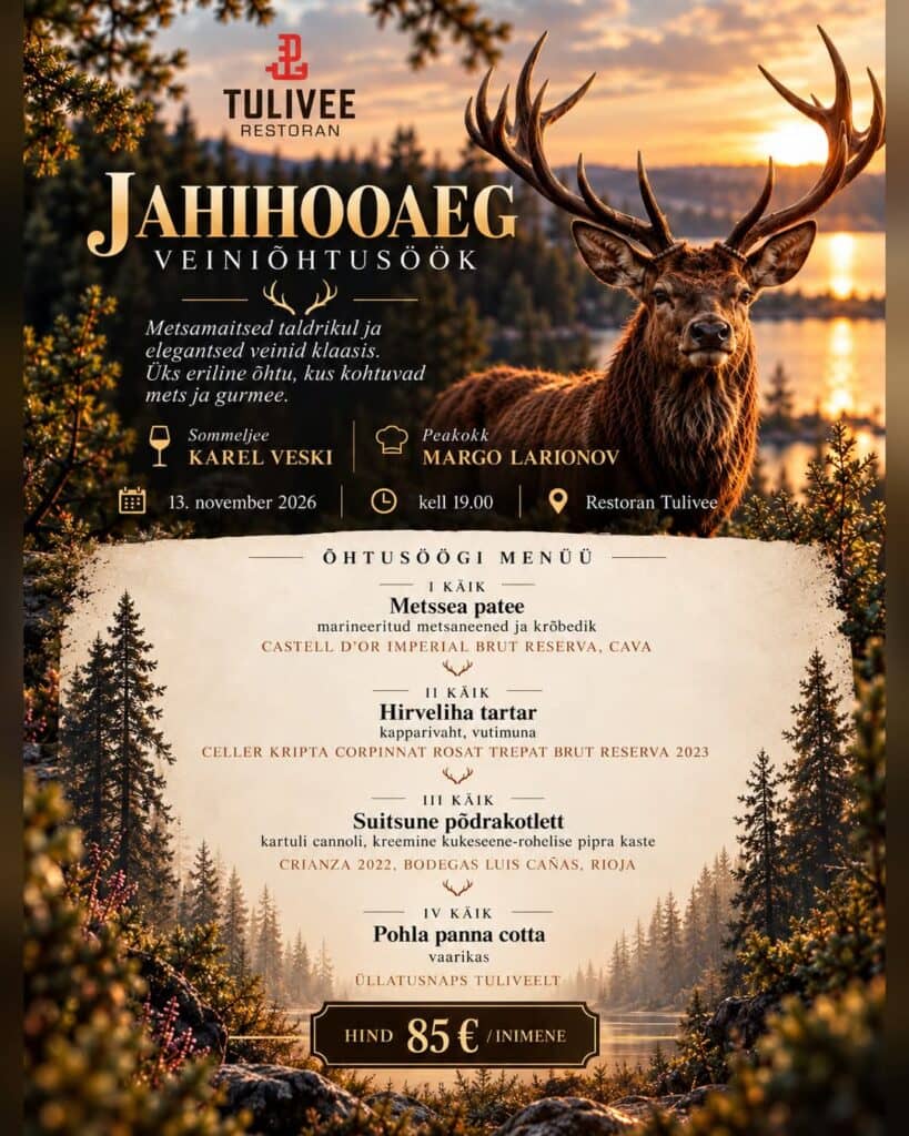 Jahihooaeg,Veiniõhtusöök