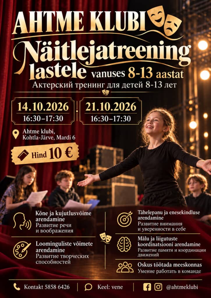 Vaidybos treniruotės 8–13 metų vaikams