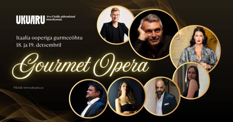 Gourmet Opera. Itališkos operos gurmanų vakaras