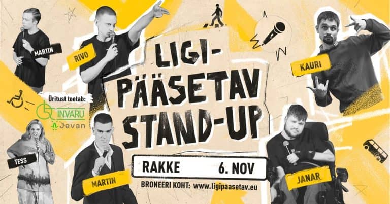 Rakke NEMOKAMAS komedijos vakaras: “Prieinamas stand-up”