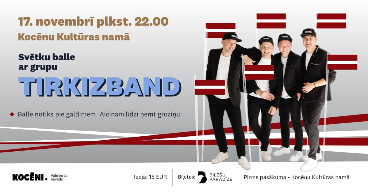 Šventinė balle su grupe „Tirkizband“