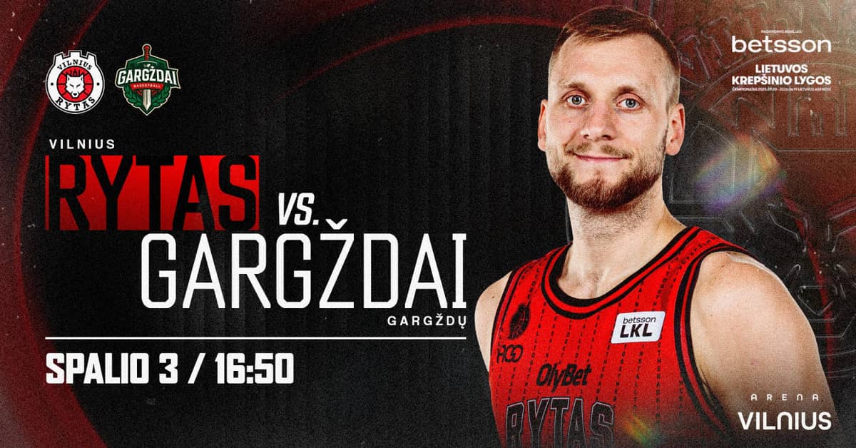 LKL: Vilniaus ''Rytas'' - Gargždų ''Gargždai''