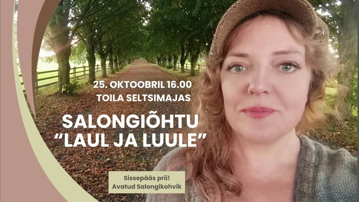 Salono vakaras „Poezija ir daina“ su Hedvig Hanson