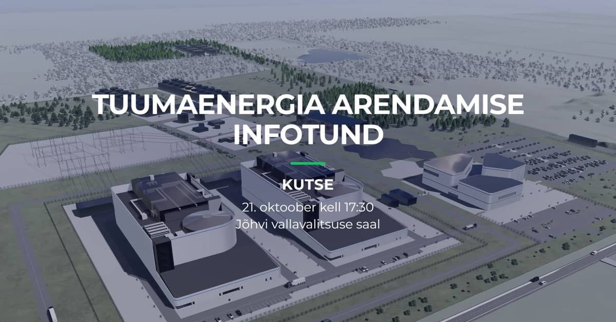 Informacinis susitikimas apie branduolinės energetikos plėtrą