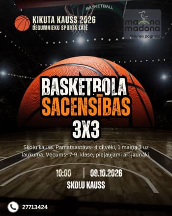 3×3 KREPŠINIO VARŽYBOS – ĶIKUTA TAURĖ 2026