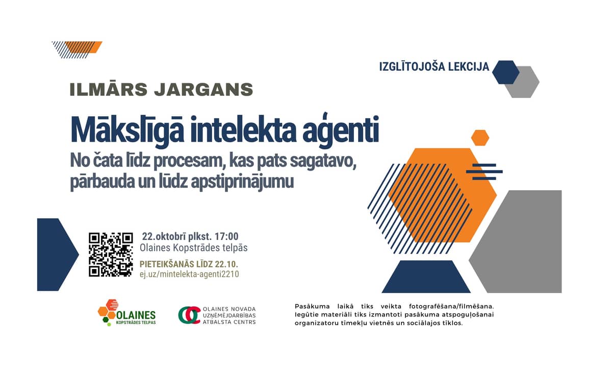 Edukacinis užsiėmimas „Dirbtinio intelekto agentai“