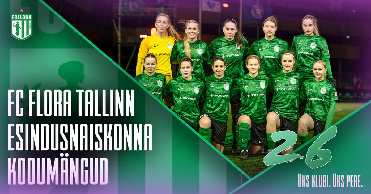 FC Flora Tallinn (M) prieš Harju JK Laagri (M) / FC Flora Tallinn moterų komandos namų rungtynės