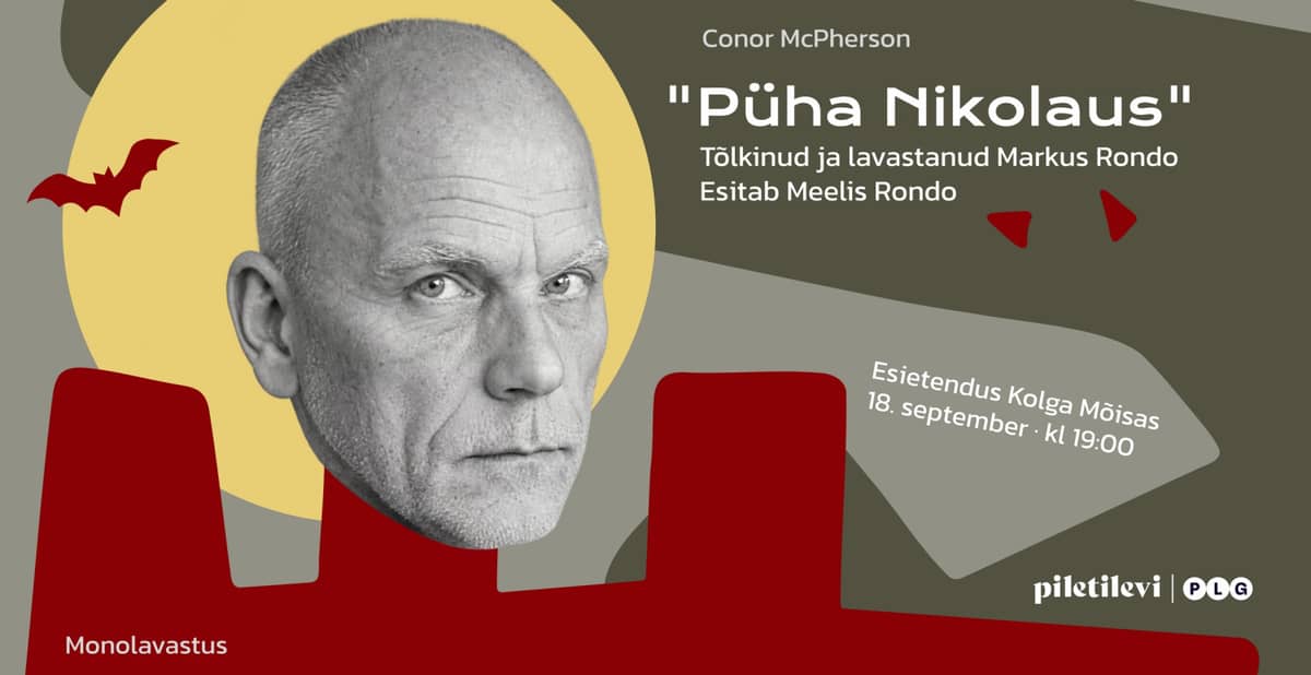 Naujas spektaklis! Conor McPhersono ''St Nicholas'' Kolgos dvare
