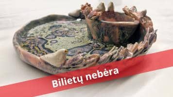 Edukacinis užsiėmimas suaugusiesiems „Stilizuotas indas“