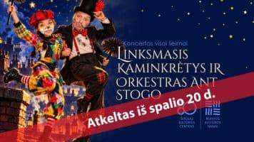 Koncertas visai šeimai „Linksmasis kaminkrėtys ir orkestras ant stogo“