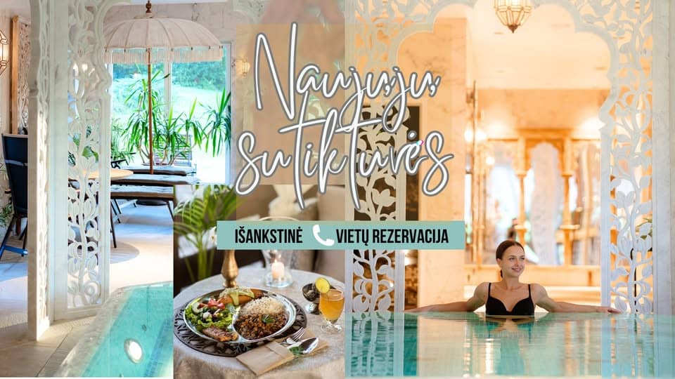 Naujųjų 2027 sutiktuvės SHANTI RESORT & DELUX SPA su patyrimine programa suaugusiems ir šeimai
