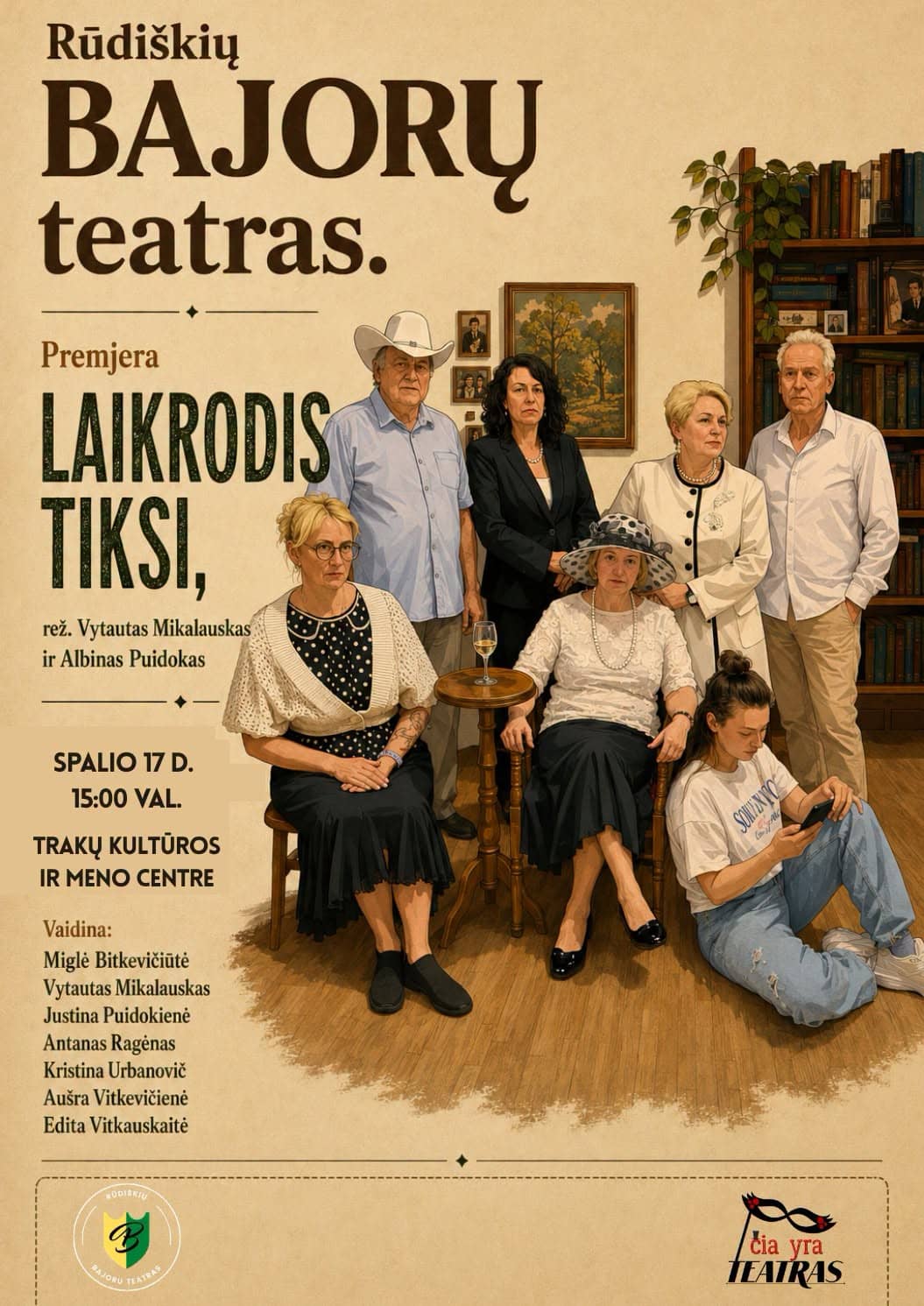 Premjerinis spektaklis LAIKRODIS TIKSI