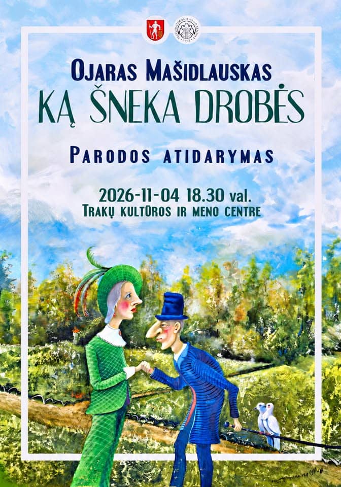 Ojaro Mašidlausko parodos „Ką šneka drobės” atidarymas