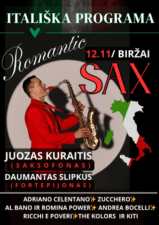 Koncertas ,,Romantic Sax"