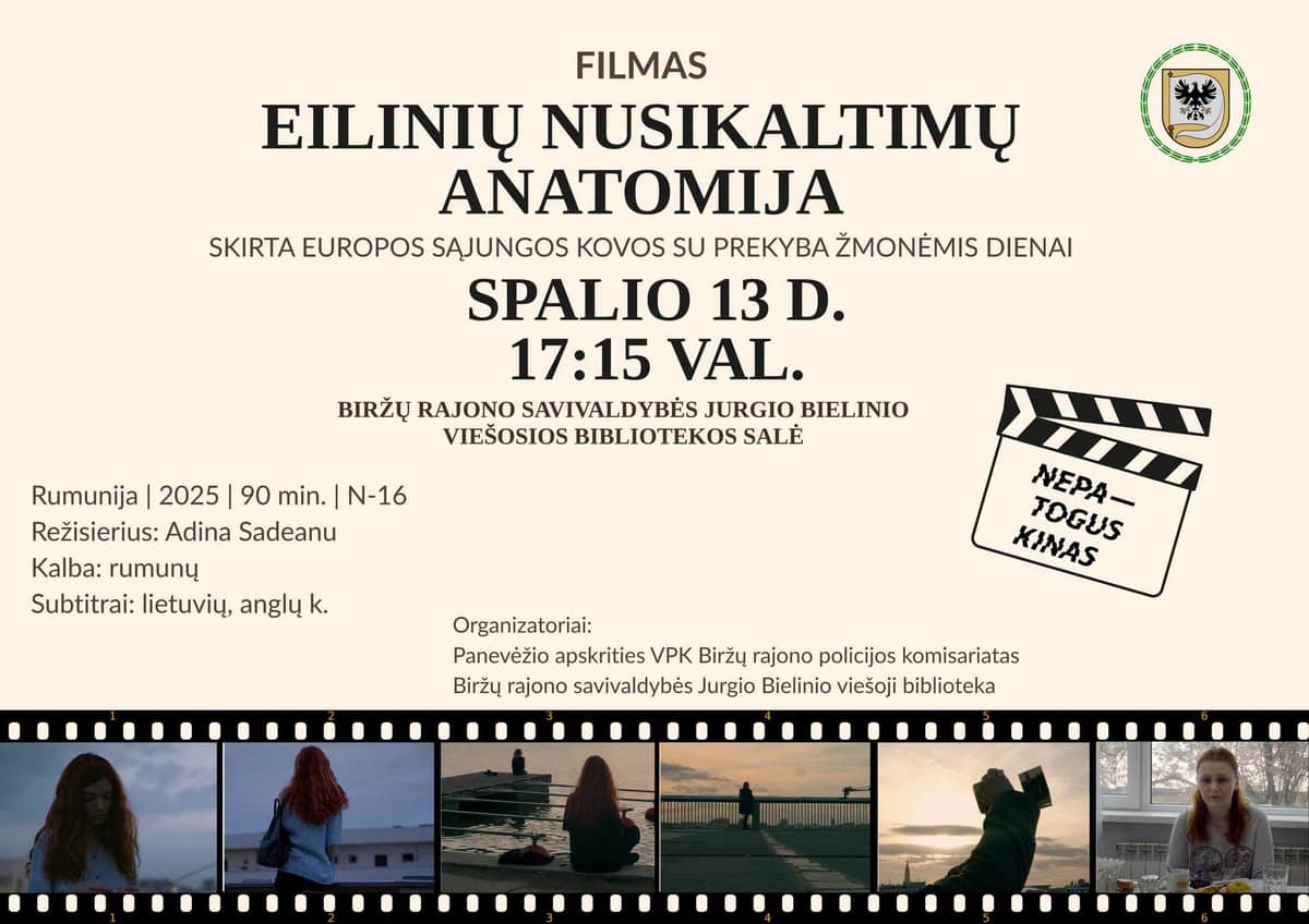 Filmas. ,,Eilinių nusikaltimų anatomija"