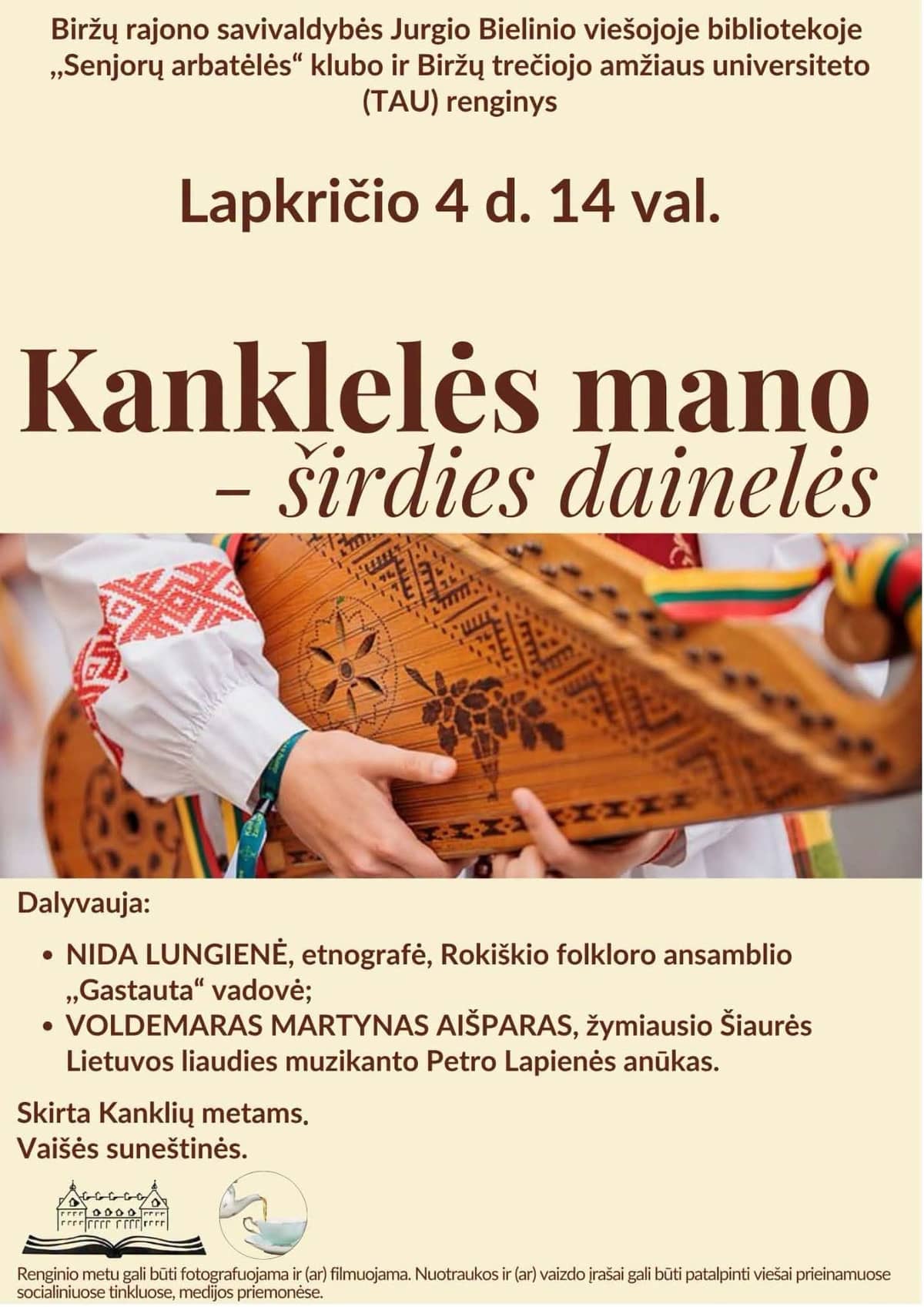 ,,Kanklelės mano – širdies dainelės“