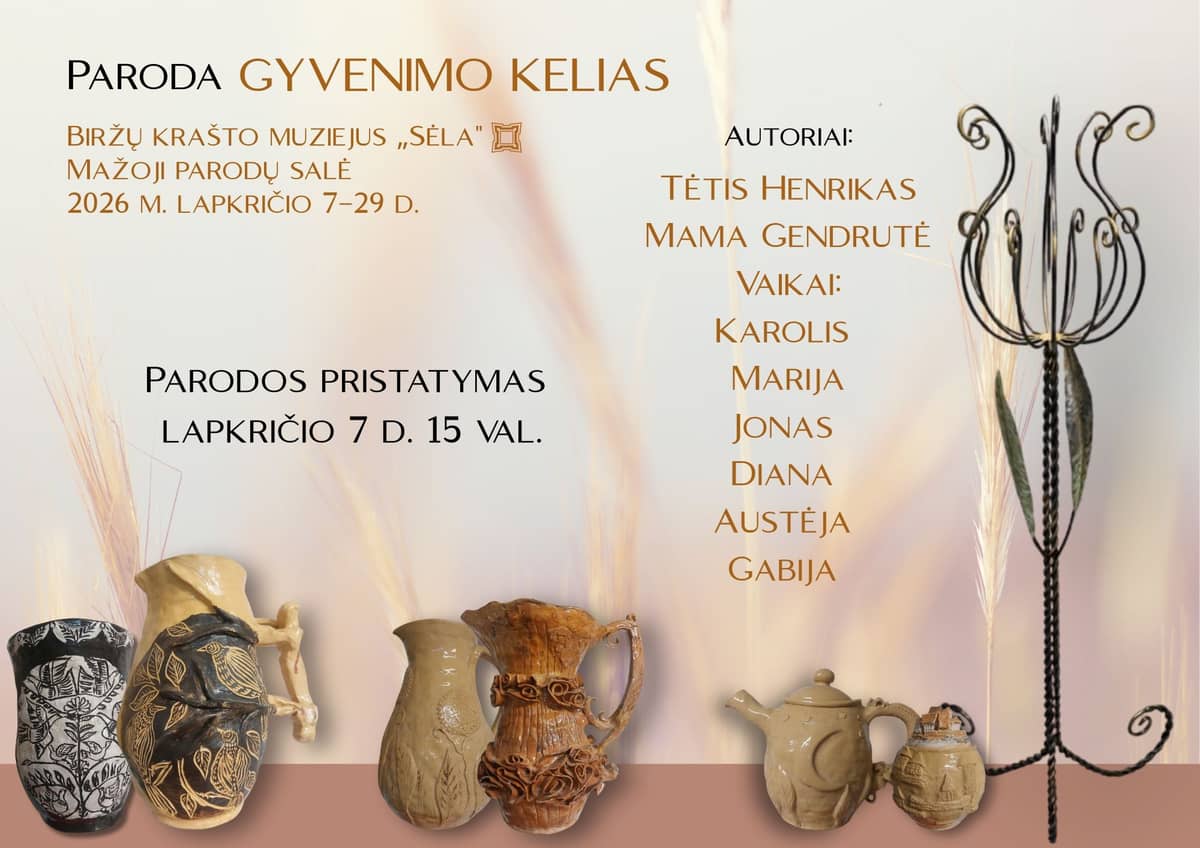 Parodos „Gyvenimo kelias“ atidarymas
