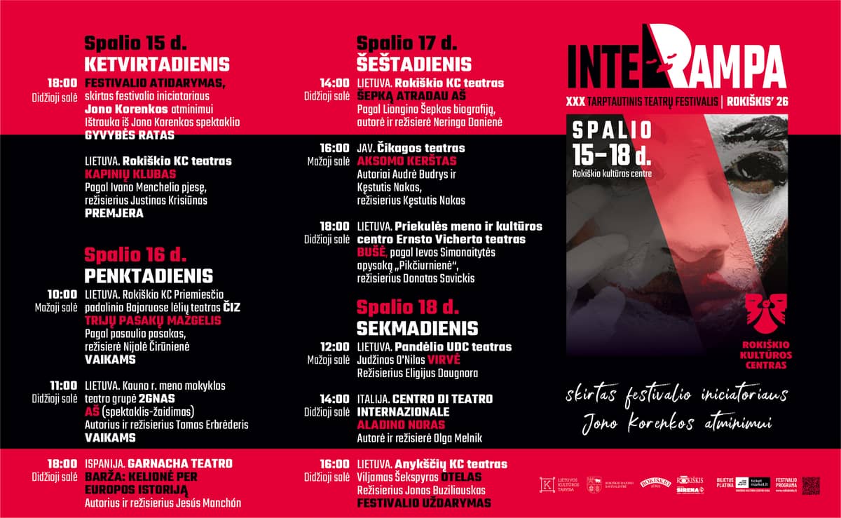 XXX Tarptautinis teatrų festivalis INTERRAMPA