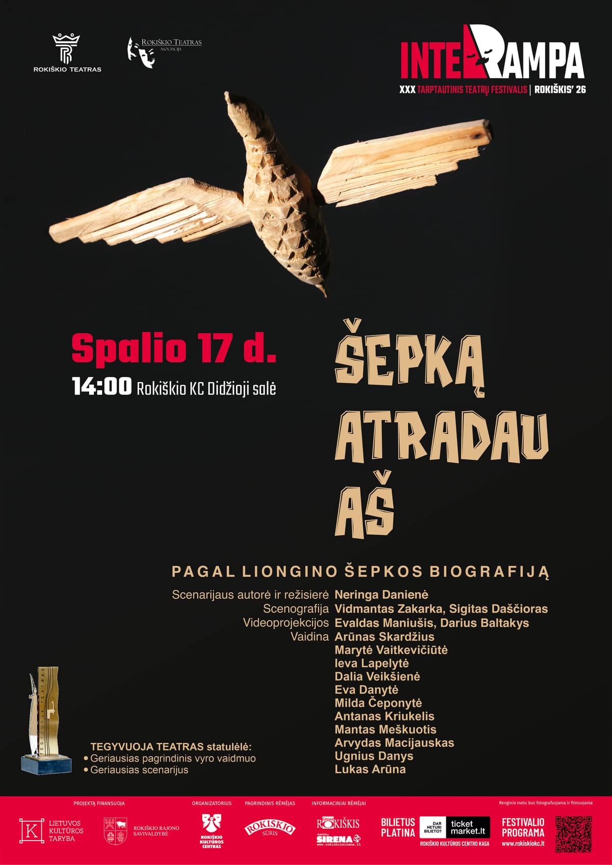 Spektaklis ŠEPKĄ ATRADAU AŠ | INTERRAMPA