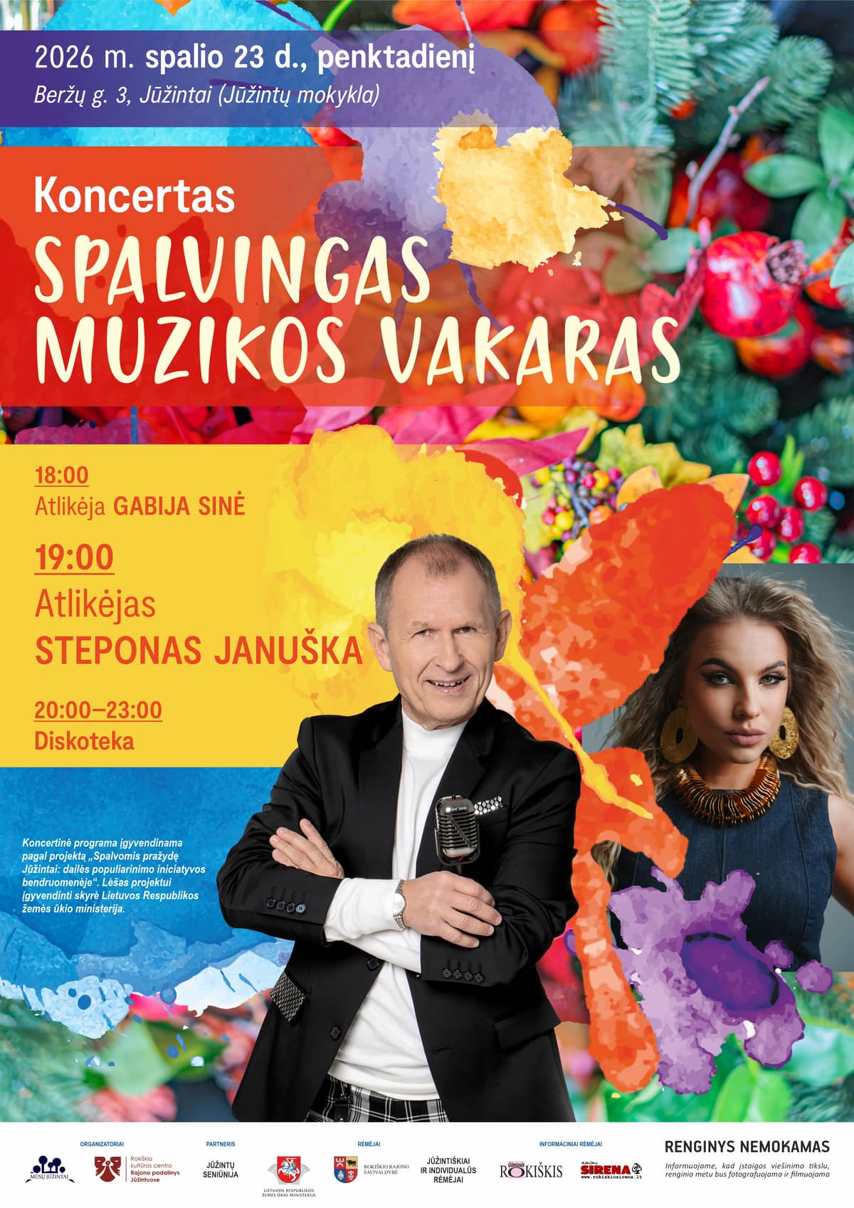 Koncertas SPALVINGAS MUZIKOS VAKARAS