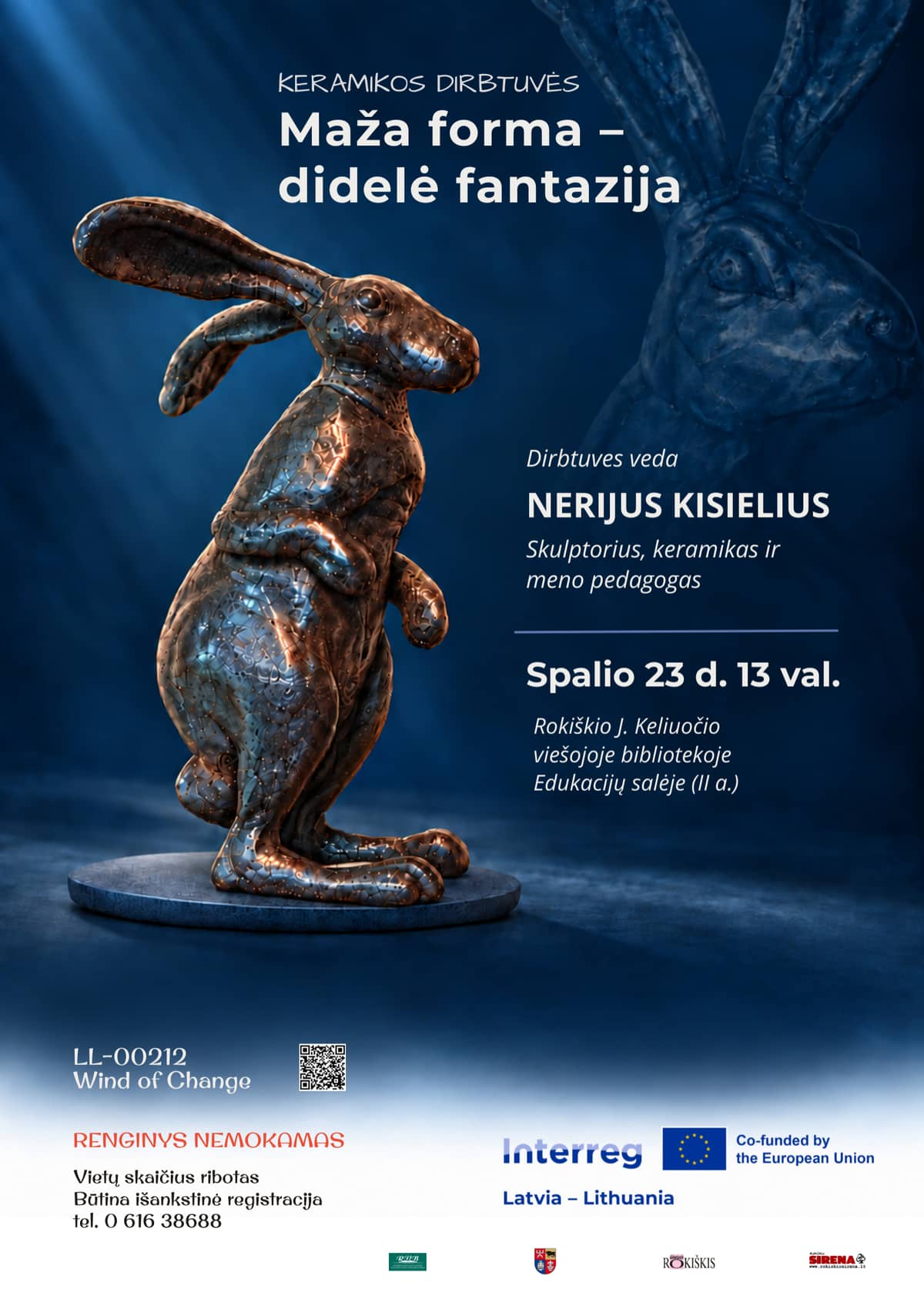Keramikos dirbtuvės „Maža forma – didelė fantazija“