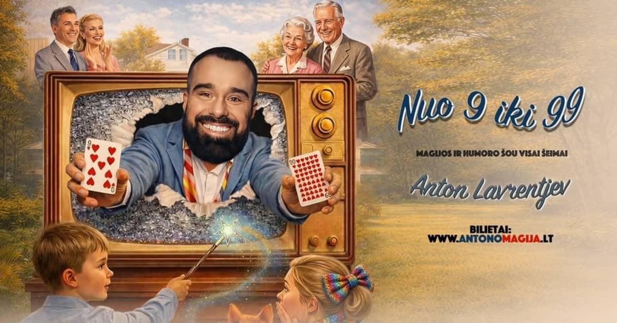 Magijos ir humoro šou "Nuo 9 iki 99" | Utena