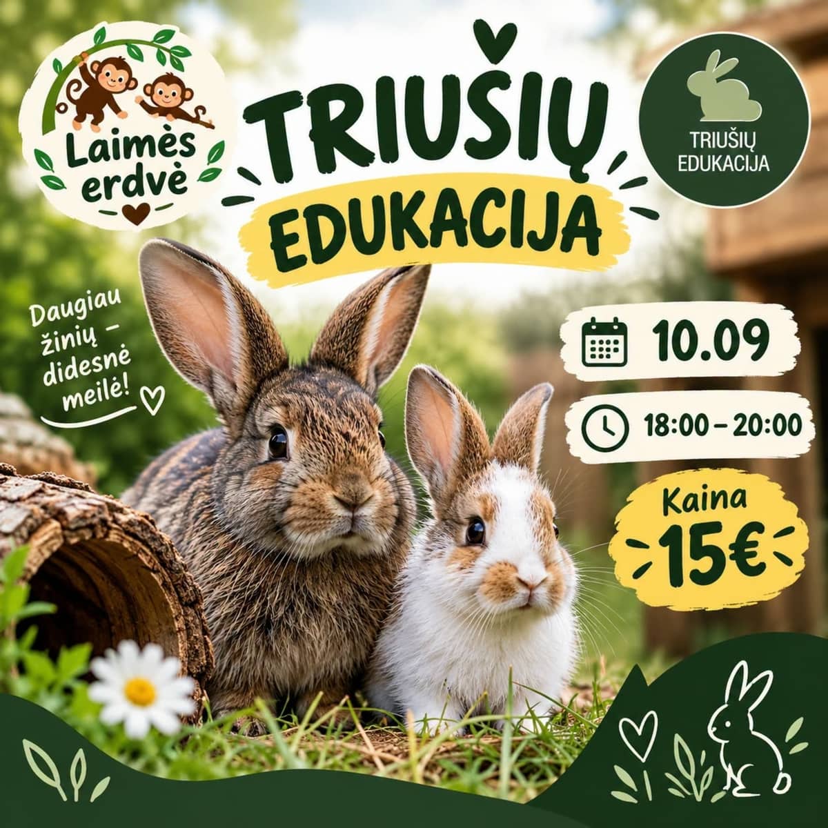 Triušių edukacija