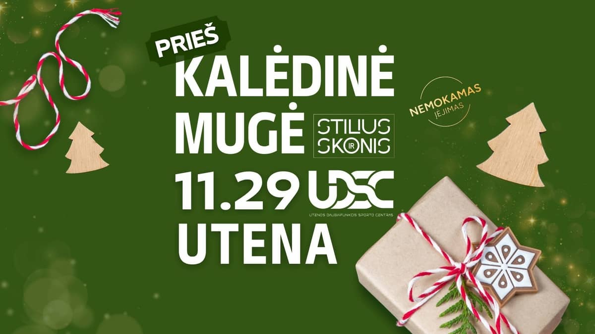 Prieškalėdinė „Stilius ir Skonis" mugė Utenoje
