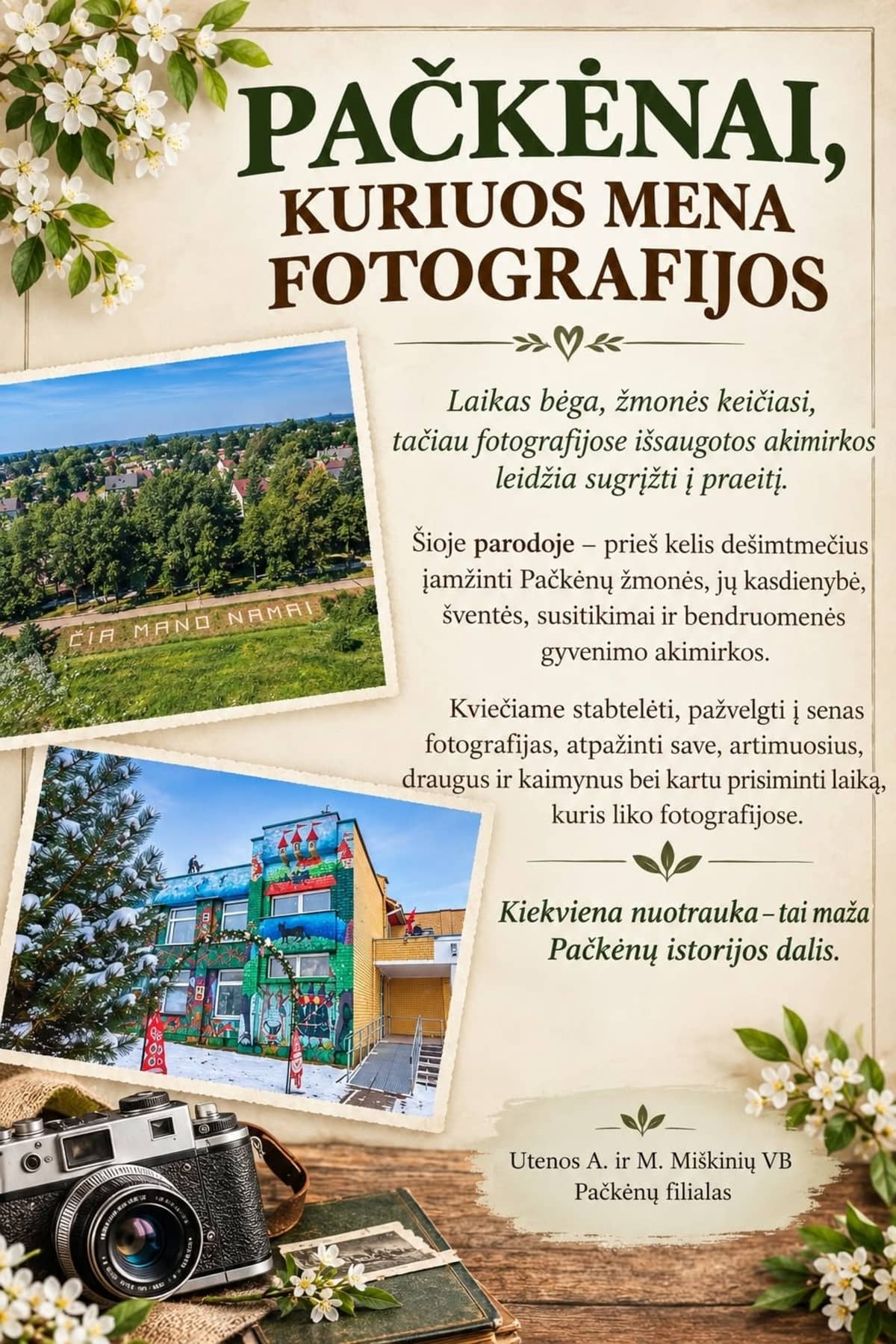 Fotografijų paroda „Pačkėnai, kuriuos mena fotografijos“