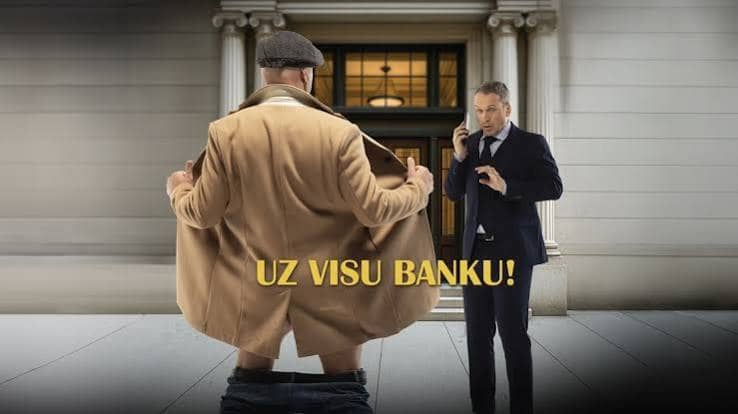 Rimta komedija „Viskas už banką!”