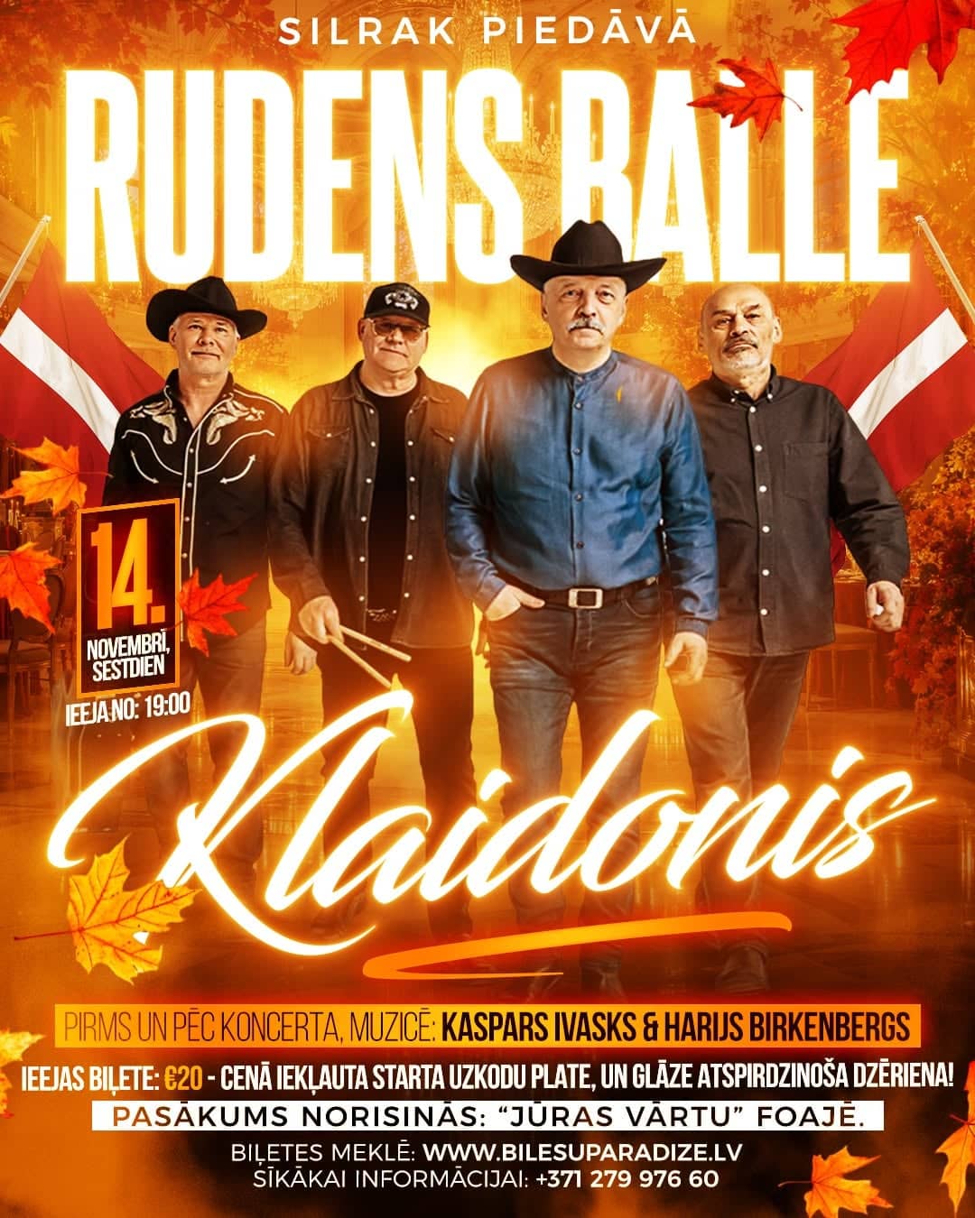 Rudens balius su grupe “Klaidonis”